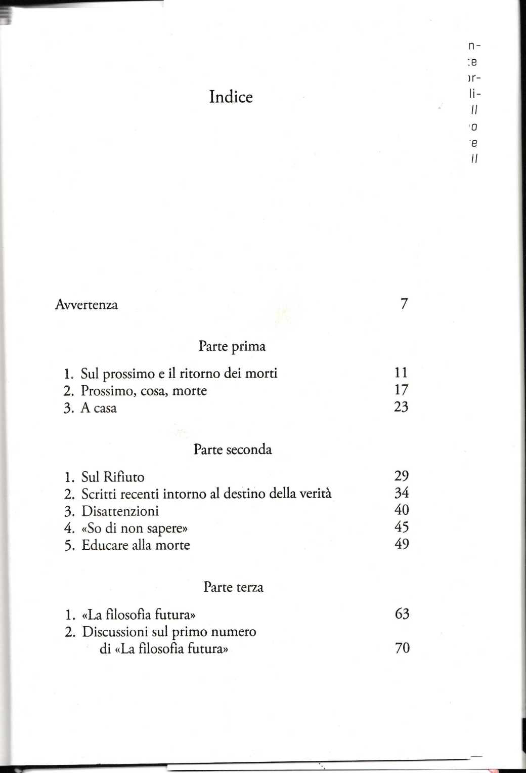 severino dispute verità morte2373